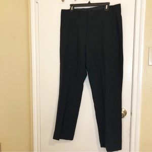 Kenneth Cole Men’s Black Dress Pants with Hook Zip Closure